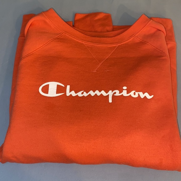 Champion Tops - Champion Orange CrewNeck